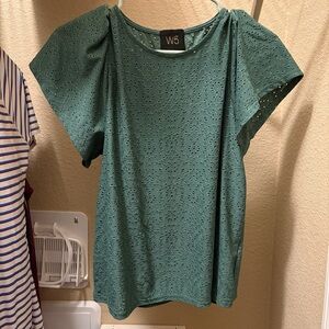W5 Dark Green Blouse - S